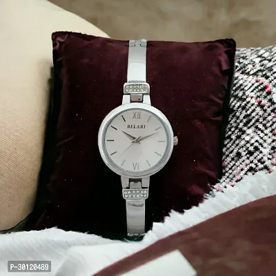 Analog Watch For Women Silver Metal-thumb0