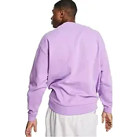 Stylish Purple Cotton Printed Sweatshirts For Men-thumb1