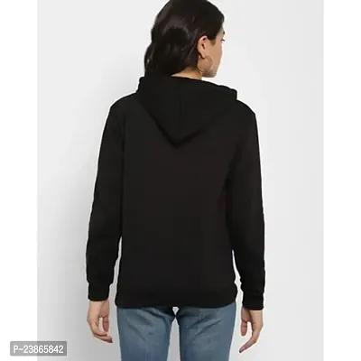 Comfortable Black Cotton Pullover For Ladies-thumb2