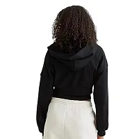 Comfortable Black Cotton Pullover For Ladies-thumb2