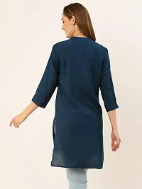 Women Rayon Straight Kurta/Casual Straight Kurtis for Women and Girls-thumb1