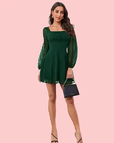 Stylish Solid Dress