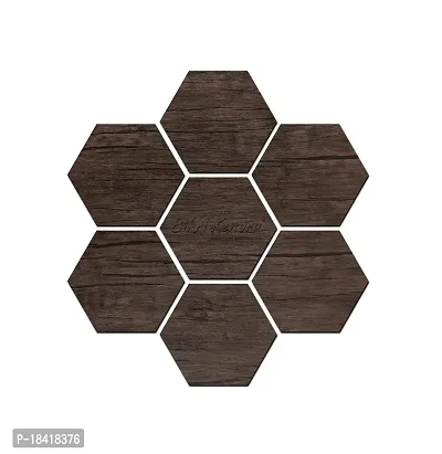 Hexagon Wooden Plaque