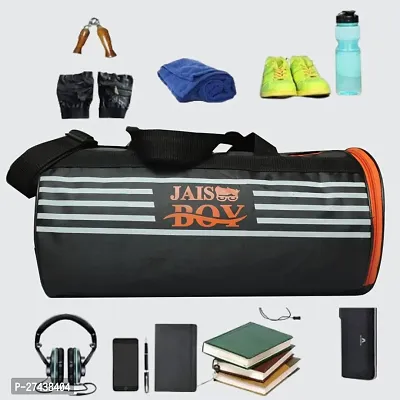 Polyester Duffel Gym Bag Shoe Compartment Shoulder Bag, Sports Bag for Men  Women with Separate-thumb3