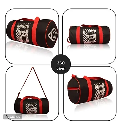Anime printed Naruto Gym Bag Sports Bag Mens Gym Bag, and with Gym Shaker Protein Spider Sipper-thumb5