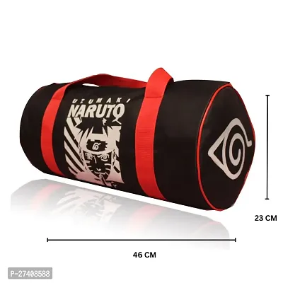Anime printed Naruto Gym Bag Sports Bag Mens Gym Bag, and with Gym Shaker Protein Spider Sipper-thumb3