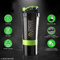 Gym Bag Shoe Compartment Shoulder with Gym Shaker Protein Sipper high Quality Gym Wrist Support Band Green for Men  Women-thumb4