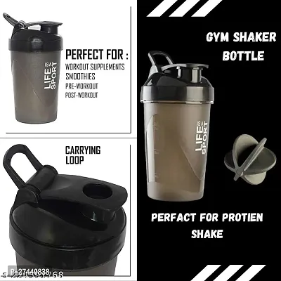 Gym Bag Shoe Compartment Shoulder with Gym Shaker Protein Sipper high Quality Gym Gloves-thumb5