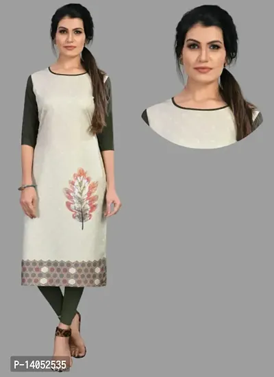 Women's Regular Fit Aline Kurti-thumb0