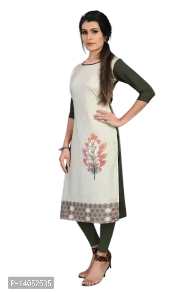 Women's Regular Fit Aline Kurti-thumb3