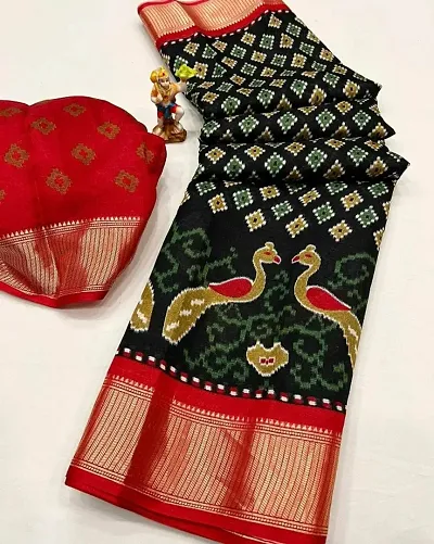 Women Stylish Saree with Blouse piece