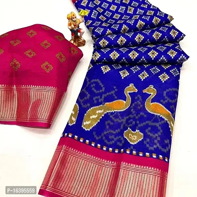 Women Stylish Printed Saree with Blouse piece