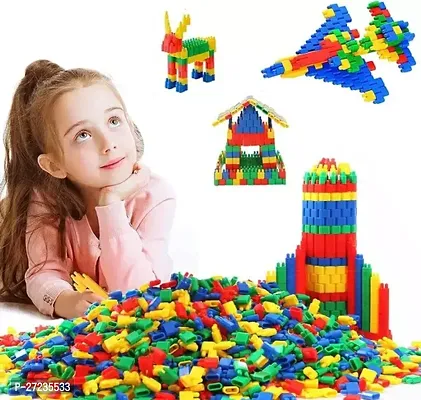 100 Good Quality Baby Gift Non Toxic Puzzle Learning Educational Building Construction-thumb0