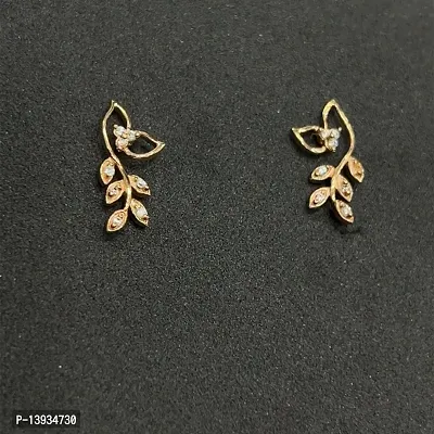 Elegant Brass Stud Earring For Women