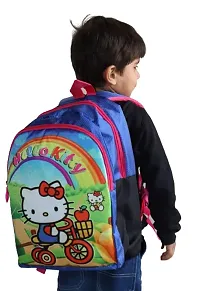 Stylbase Hello Kitty 25 liters Blue School Bag | Casual Backpack for Boys & Girls, Kid's Backpack-thumb1