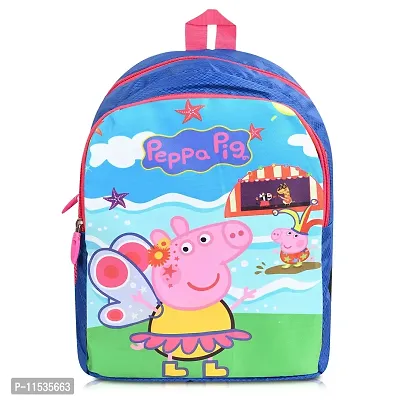 Stylbase Disney Marvel Peppa Pig Casual Backpack for Kid (25 liters, Blue)-thumb0