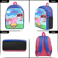 Stylbase Disney Marvel Peppa Pig Casual Backpack for Kid (25 liters, Blue)-thumb1