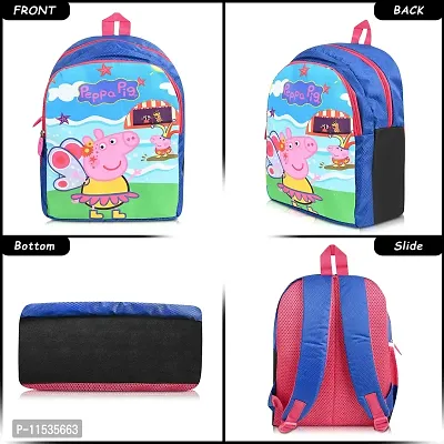 Stylbase Disney Marvel Peppa Pig Casual Backpack for Kid (25 liters, Blue)-thumb2