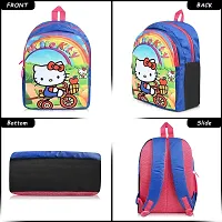 Stylbase Hello Kitty 25 liters Blue School Bag | Casual Backpack for Boys & Girls, Kid's Backpack-thumb3