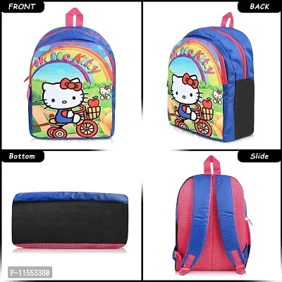 Stylbase Hello Kitty 25 liters Blue School Bag | Casual Backpack for Boys & Girls, Kid's Backpack-thumb4