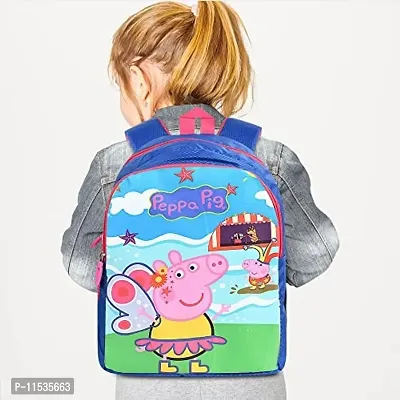 Stylbase Disney Marvel Peppa Pig Casual Backpack for Kid (25 liters, Blue)-thumb4