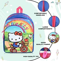 Stylbase Hello Kitty 25 liters Blue School Bag | Casual Backpack for Boys & Girls, Kid's Backpack-thumb2