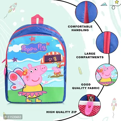 Stylbase Disney Marvel Peppa Pig Casual Backpack for Kid (25 liters, Blue)-thumb5