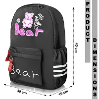 Stylbase Medium Size Fashion Backpack for Girls | Best Gifts for Girls | College Bag for Girls | Stylish Backpack for Women |Stylish Latest (Pack Of 1 Black)-thumb3