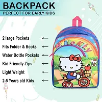 Stylbase Hello Kitty 25 liters Blue School Bag | Casual Backpack for Boys & Girls, Kid's Backpack-thumb4