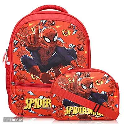 Stylbase Kids Avengers Small School Bag with Duffel Bag 14 Inches 3D Character Embossed School Bag combo