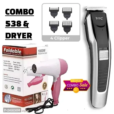 SHAIKH COLLECTION DRYER AND TRIMMER COMBO (PACK OF 2) BAAL SUKHANE AUR BAAL KATNE KI MACHINE-thumb0