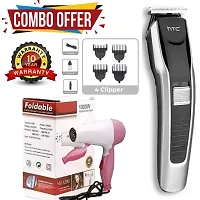 SHAIKH COLLECTION DRYER AND TRIMMER COMBO (PACK OF 2) BAAL SUKHANE AUR BAAL KATNE KI MACHINE-thumb1