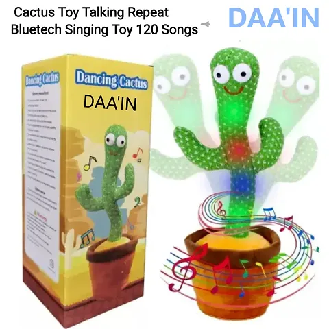 Dancing Cactus Talking Cactus Toy Transparent Concept Gun Toy Electric