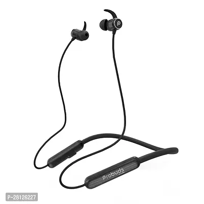 N41 BT in-Ear Neckband Panther Black, 35+ hrs  Headphone and Dual Device Pairing-thumb0