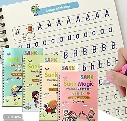 Magic Practice Copybook Number Tracing Book Practical Reusable Writing Tool Preschool Learning Educati-thumb0