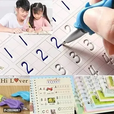 Magic Practice Copybook Number Tracing Book Practical Reusable Writing Tool Preschool Learning Educati-thumb2