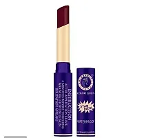 Colors Queen Star New No Transfer Waterproof Lipsticks, Matte Finish, 6 ml - Wine Maroon-thumb2