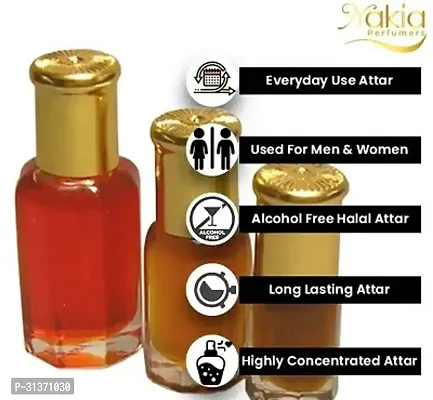 Nakia Perfumers Al Sadaf Attar 10ml Alcohol-Free Perfume for Men and Women-thumb2