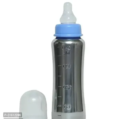 Stainless Steel Feeding Bottle 240ml with Cap-thumb0