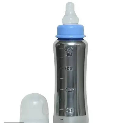 Stainless Steel Baby Feeding Bottle for Kids Steel Feeding Bottle for Milk and Baby Drinks