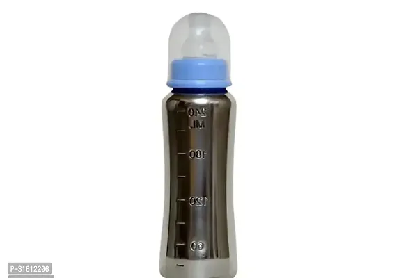 Stainless Steel Feeding Bottle 240ml with Cap-thumb2