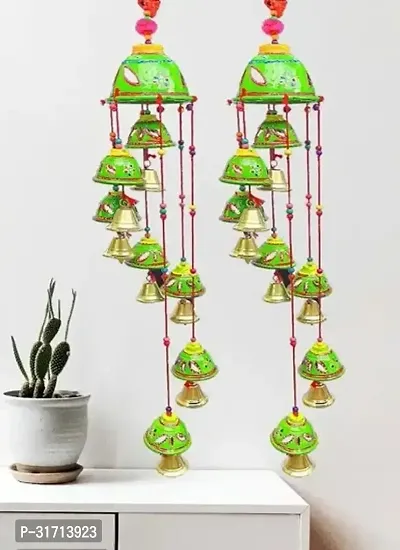 Decor wind Chimes Door Hanging Wall Hangings Set of 2(green)-thumb0