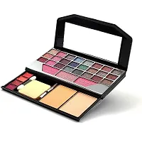 Makeup Kit 24 Shades Eyeshadow - Lipstick Color - Shades Blusher - Compact Powder - Mirror-thumb1