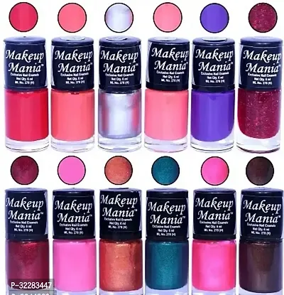 HD Colors Nail Polish Set Of 12 Pieces-thumb0