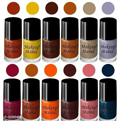 Beautiful Nail Polish Set of 12 Pcs