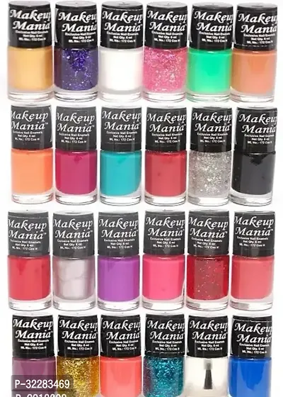 Exclusive Multicolor Nail Polish Set of 24 Pcs