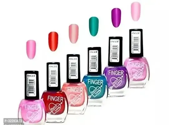 Premium Quality Nail Polish Set Pack of 6-thumb0