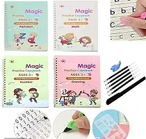 Magic Practice Copybook, (4 BOOK ) Number Tracing, Sank Magic Practice Copy (Math + Drawing + Number + Alphabet)-thumb1