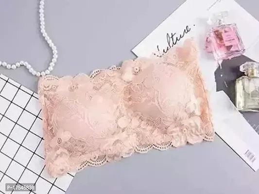 Stylish  Net Solid Bras For Women-thumb0