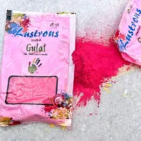 Vegetal Lustrous Natural Holi Colours Herbal Gulal; 400gm; Red, Pink, Green, Yellow, Blue - Pack of 5-thumb4